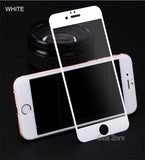 9H Full Screen Colorful Tempered Glass For iPhone 5 5S 5C SE 6 6S Plus 7 7Plus